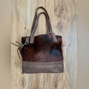 Brown Leather Tote Bag